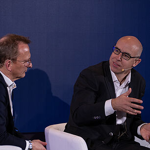 Panel with Andreas Evertz and Prof. Dr. Gabriel Felbermayr at the VDMA European Summit 2026 in Rome